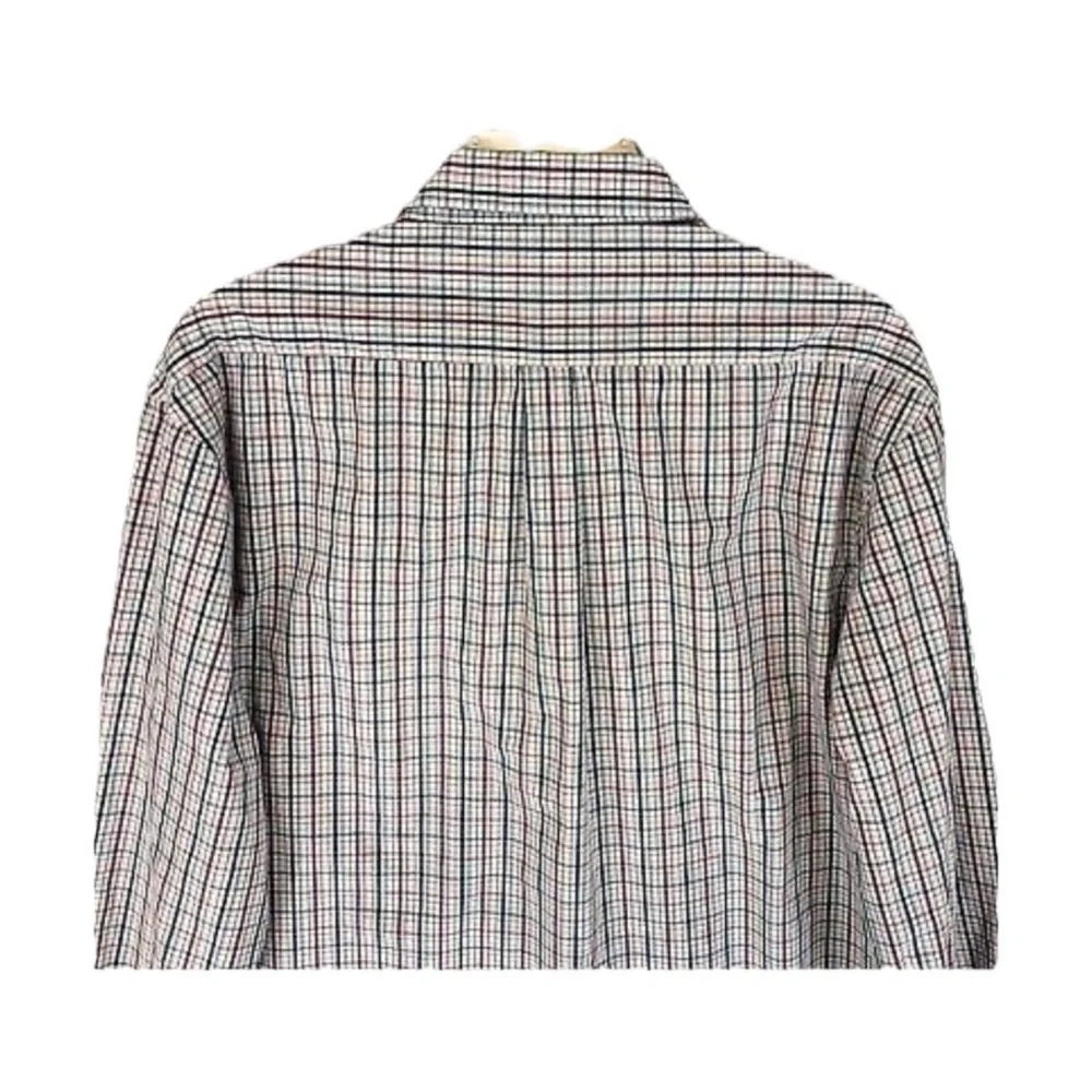 NAT NAST Luxury Originals L/S Button Down Checked Shirt Size Medium